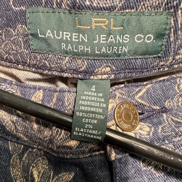 LRL Lauren Print Jeans ~ 4 - Picture 2 of 11